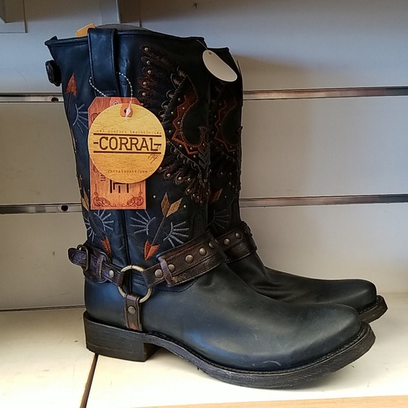 Corral Other - New Men's Corral A3615 Black Eagle Harness